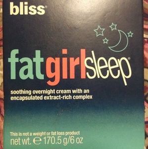 Bliss Fat Girl Sleep Cream Brand New